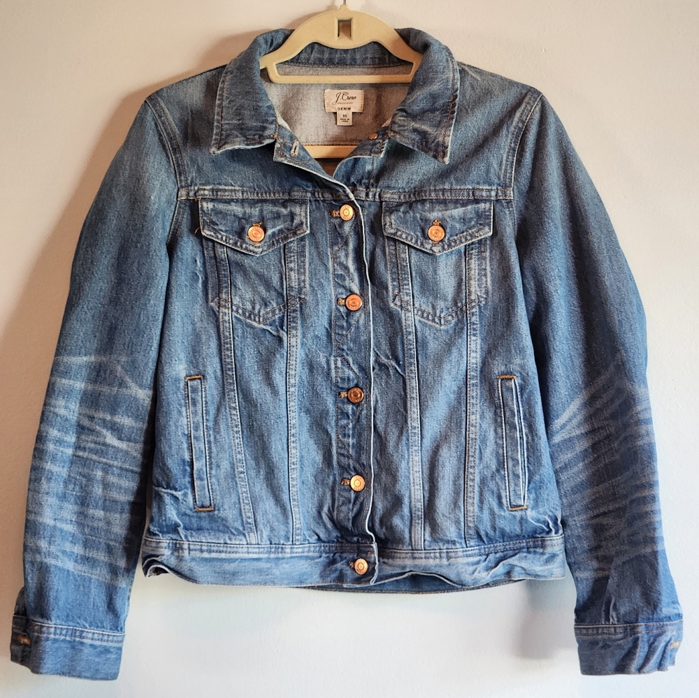 J Crew Denim Jacket sz M